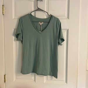 Brand new with tag V neck pact cotton shirt